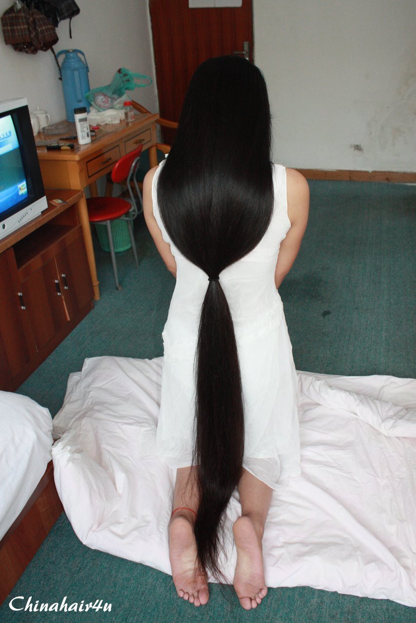 Long hair pulling fetish